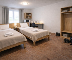 Monteurzimmer für 2 Personen – günstig & sauber - Frankfurt Friedberg