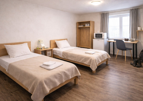 Monteurzimmer für 2 Personen – günstig & sauber - Frankfurt Friedberg - 2/3